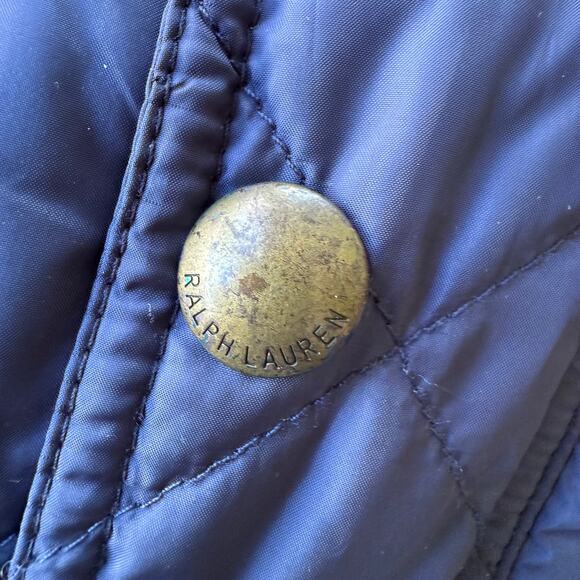 Ralph Lauren Sport Navy Blue Crested lite jacket size S Women’s - Picture 10 of 12